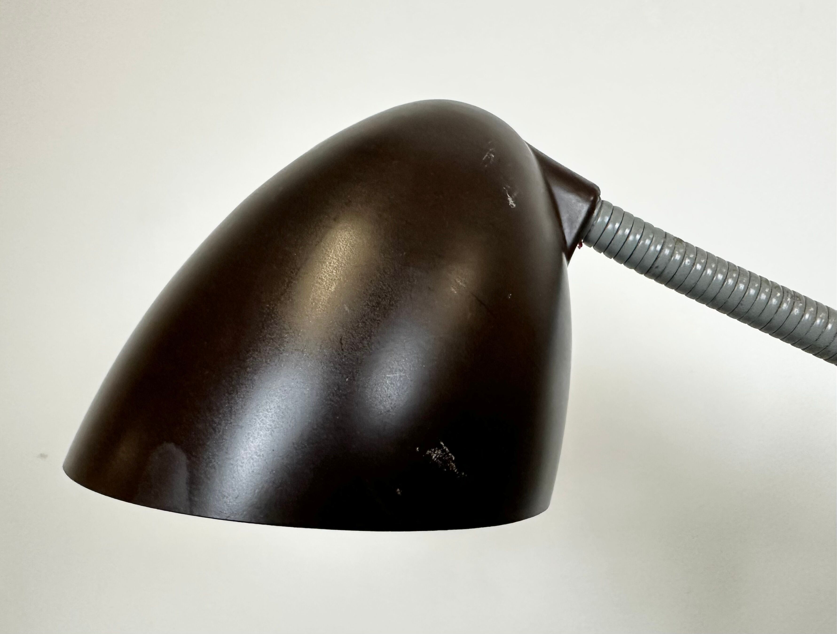 Grey Industrial Scissor Wall Lamp from Elektroinstala, 1960s