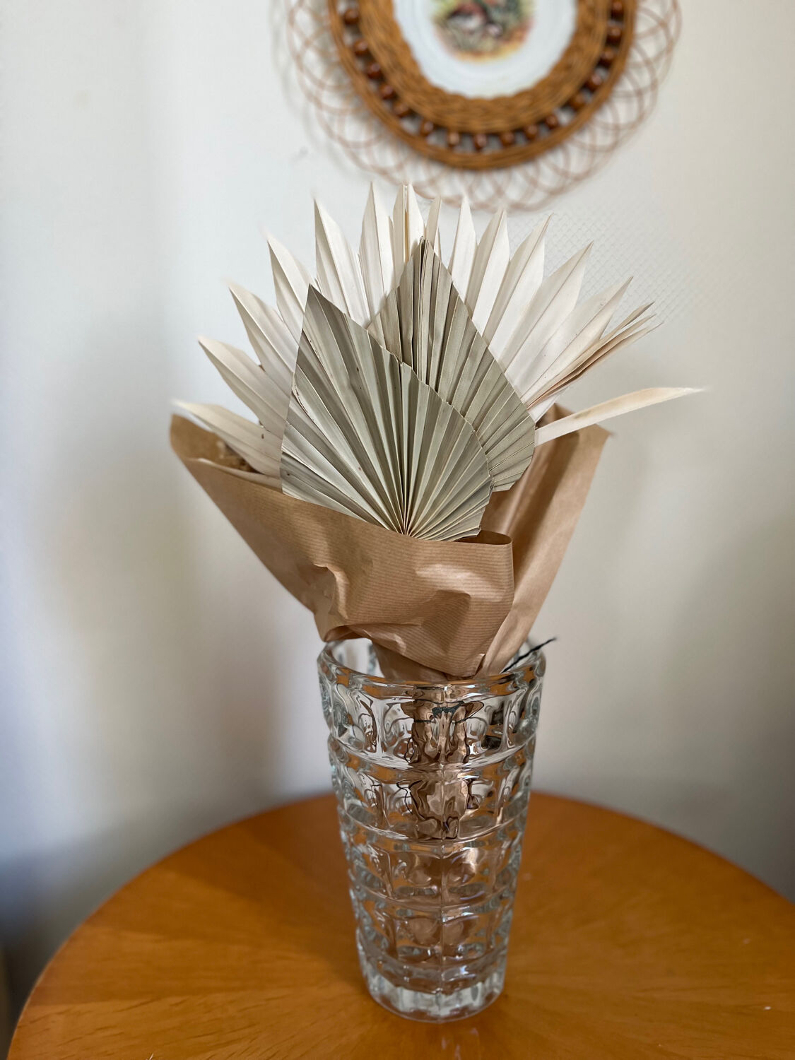 Vintage glass vase from the 1950s/60s