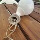 Rare vintage Italian wall lamp from the 1940s - opal glass