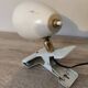Lamp casserole reader lamp spot with ball joint clip brass vintage