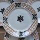 4 flat plates of Badonviller porcelain model Roscoff 2008105