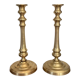 Pair of brass candle holders 28,5cm