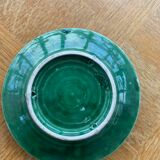 Collector's plate, slurry, fruit, vintage glazed ceramic