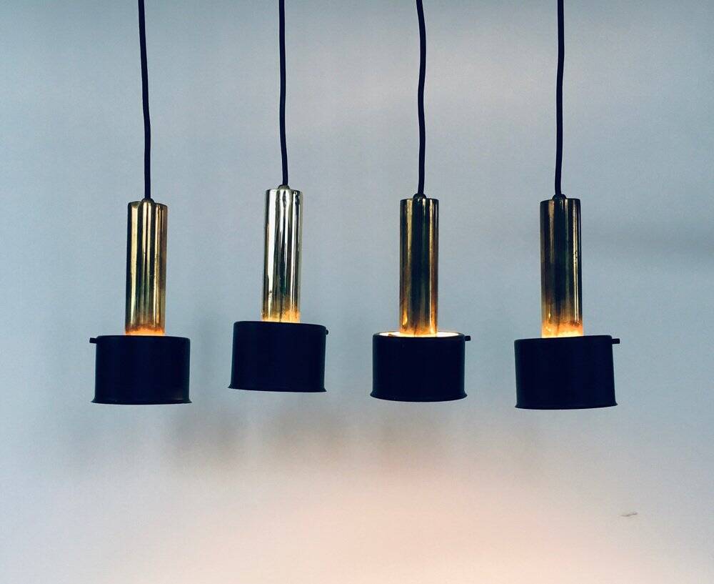 Italian pendant lamps, Italy, 1960s, set of 4