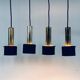 Italian pendant lamps, Italy, 1960s, set of 4
