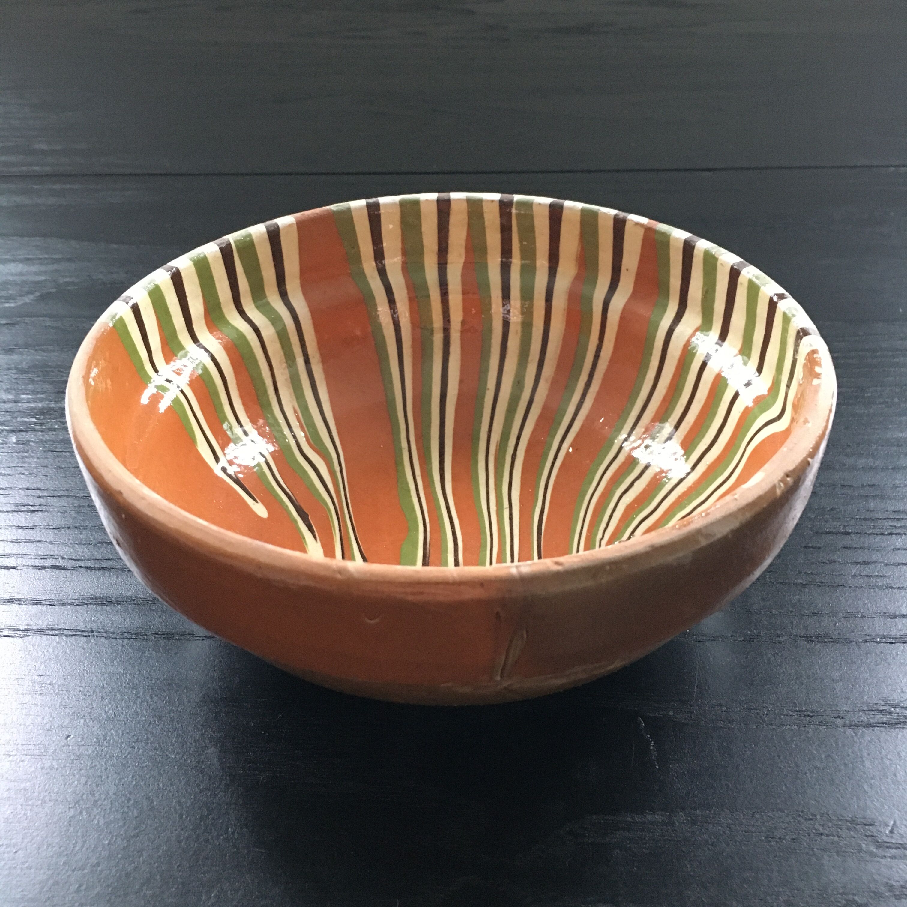 Mixed terracotta bowl