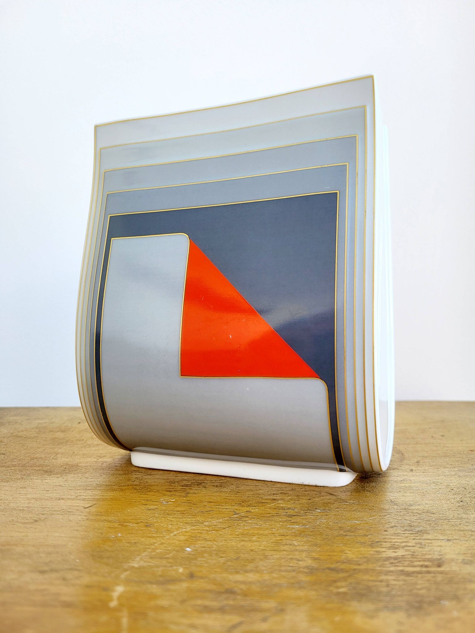 Studio Rosenthal Linie Vaas, intervenante Christa Goltz, 1980