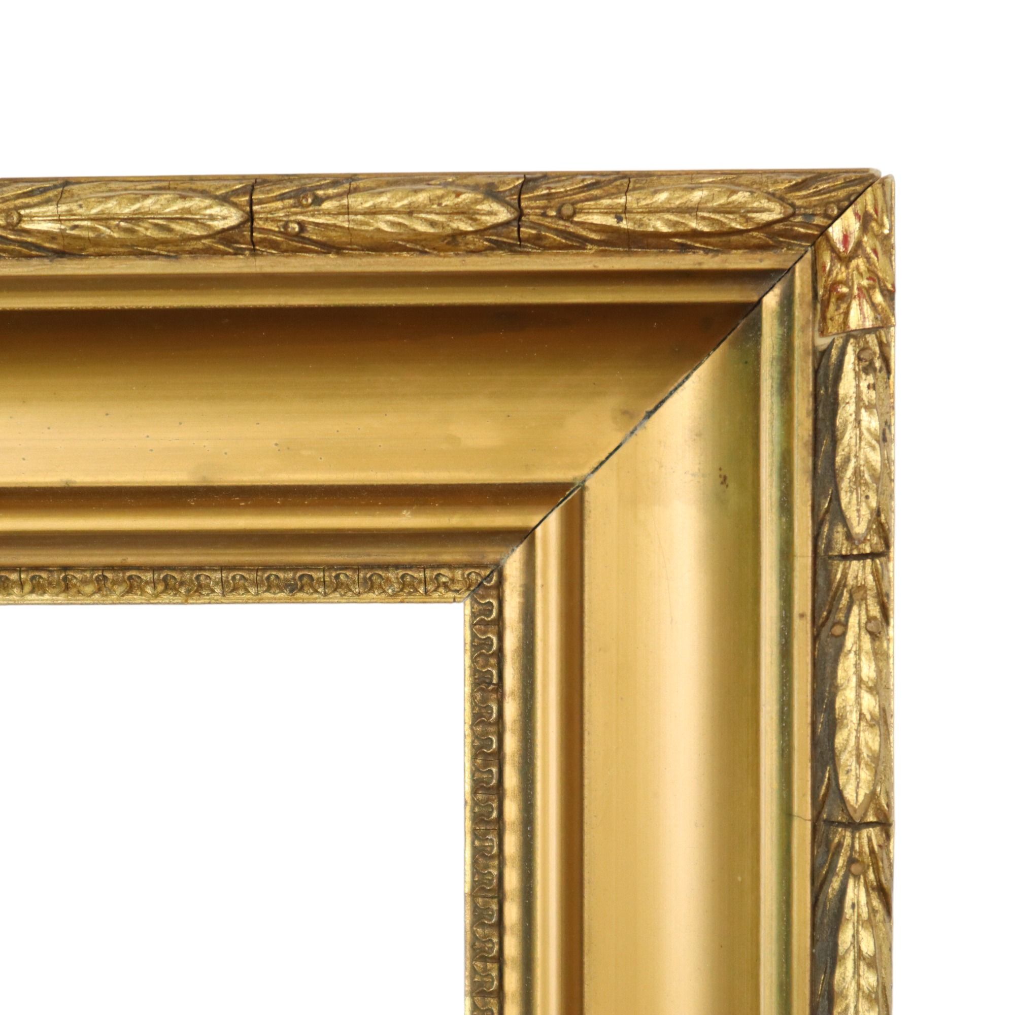 Vintage gold wooden frame classic baroque style painting frame 53x42cm