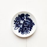 Vintage German peacock wall plate by Bjørn Wiinblad for Rosenthal, 1970s.