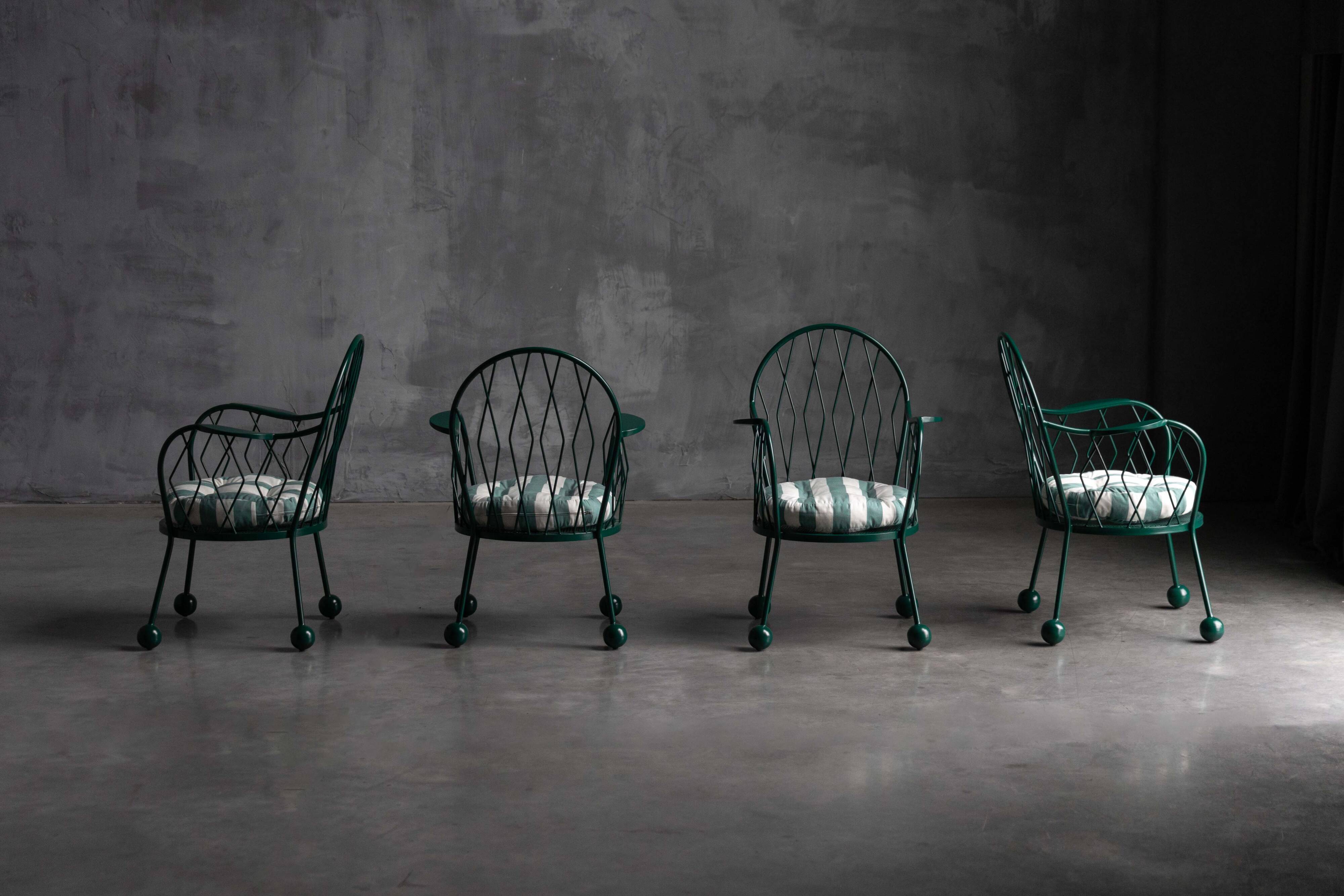 Sculptural Garden Armchairs, France, 1950s