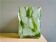 Vase en verre vert portugais de Marinha Grande