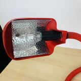 Flexible red snake lamp from the 80s