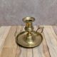 Antique brass candlestick with pusher