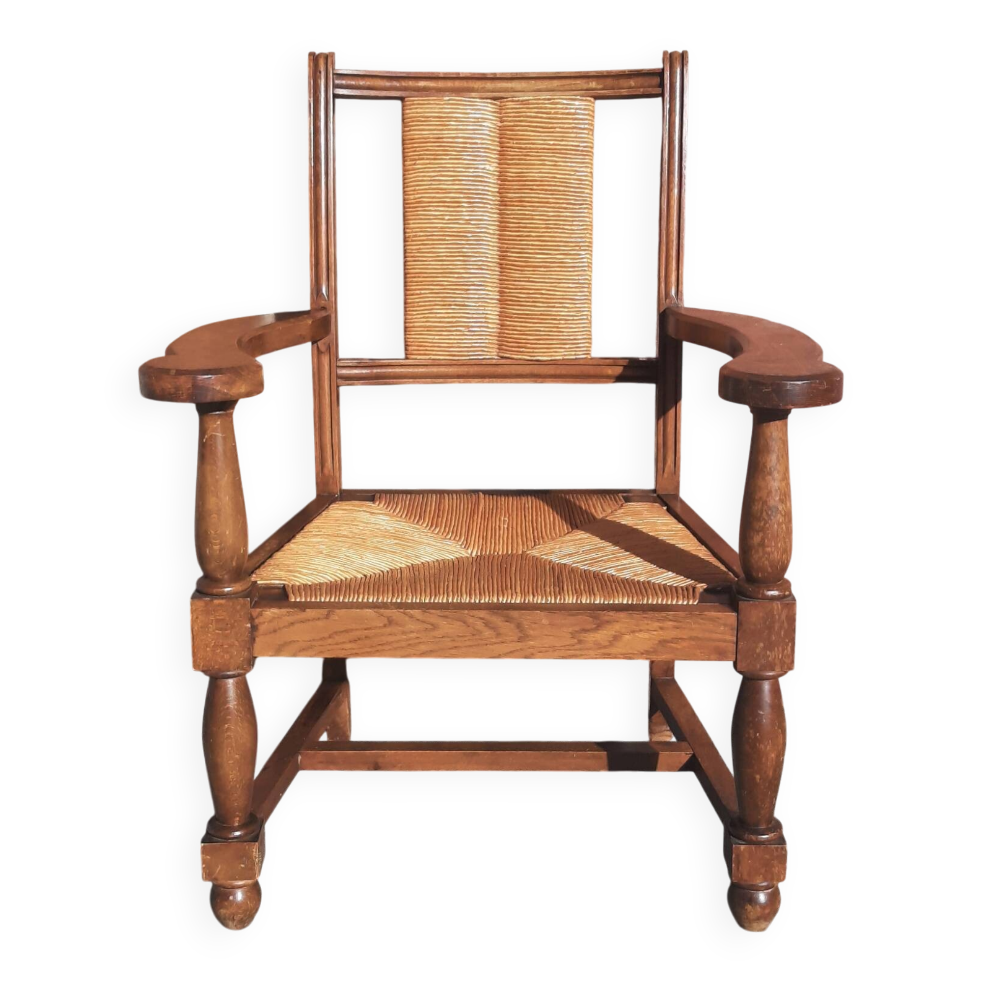 Straw chair (seat and backrest)