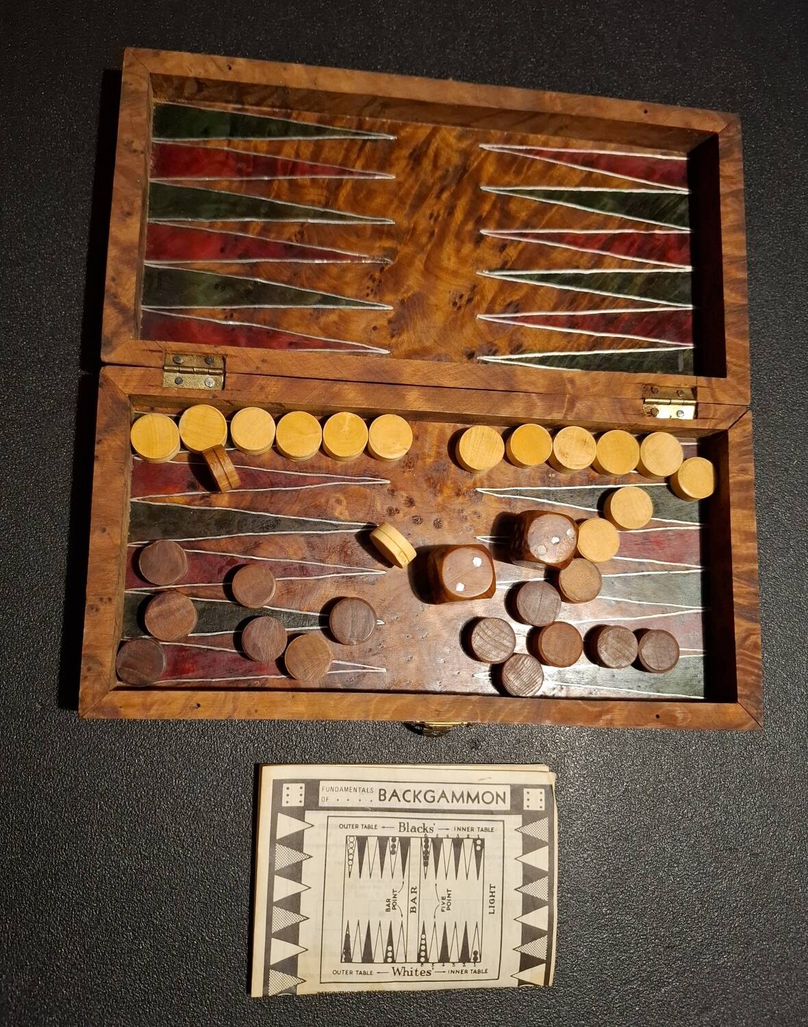 Handcrafted Backgammon set
