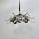 Lampe en verre et métal