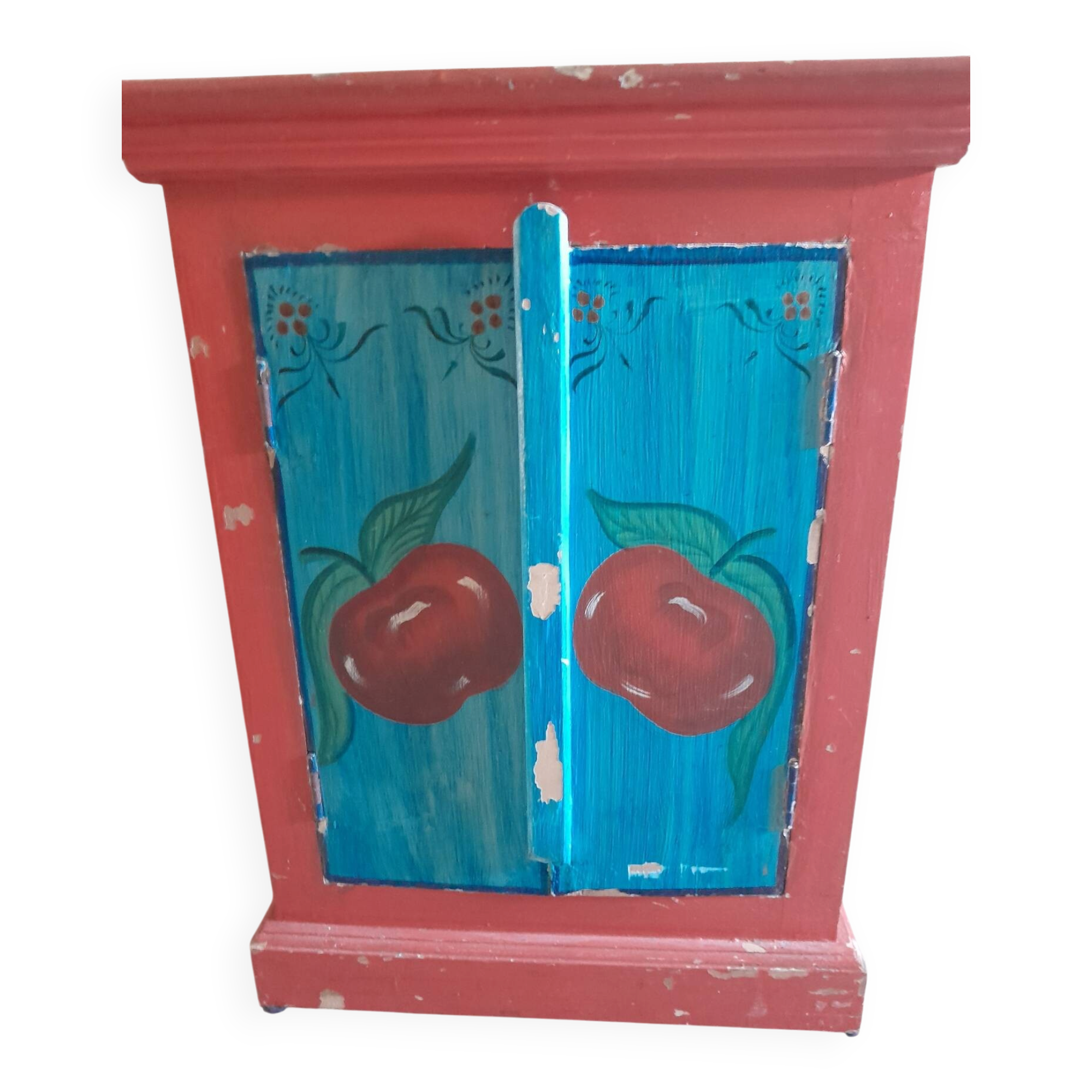 Painted wooden piece of furniture