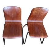 Paire de chaises vintage
