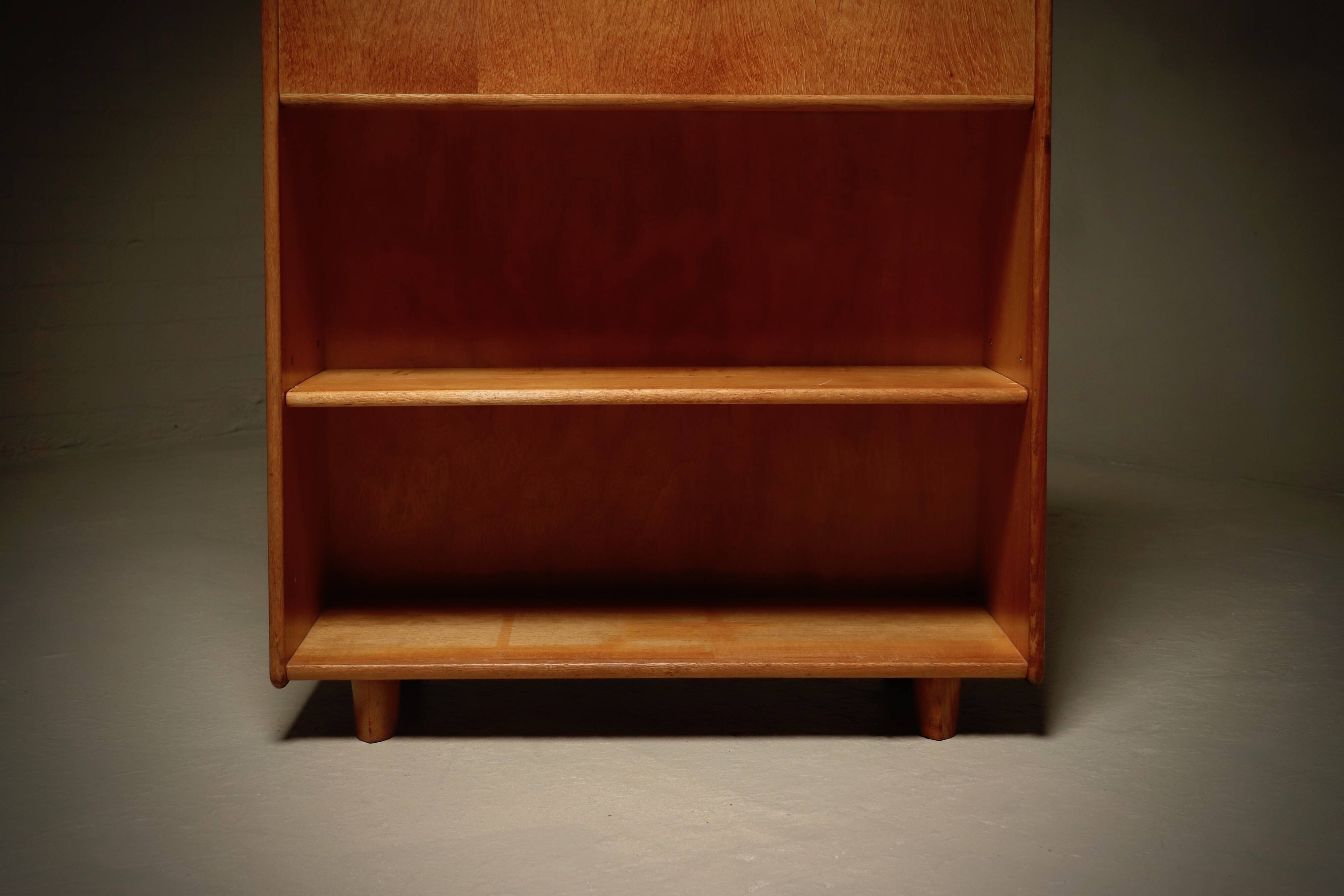 Oak Series Secretary Cabinet Model BE04 by Cees Braakman for Pastoe 1950s