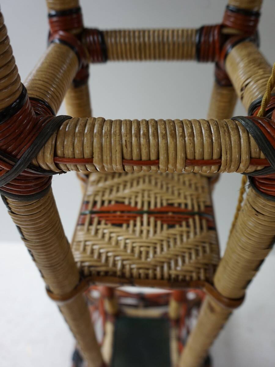 Rattan Wicker Floor lamp, around 1900