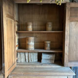 Old workshop furniture, 2 bodies with drawers and a cupboard.