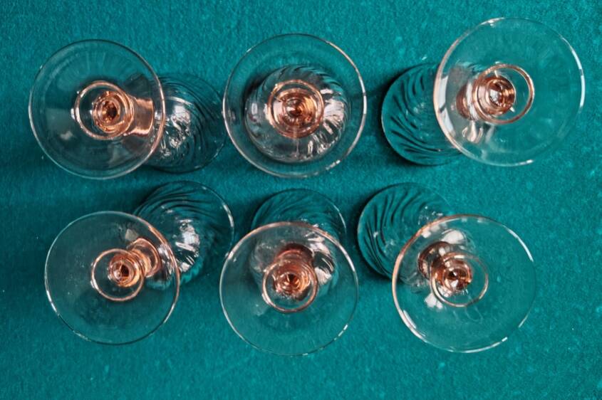 Ensemble de 6 verres à vin Rosaline – Luminarc – Vintag