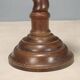 Column, ancient walnut pedestal, Italy, late 19th century