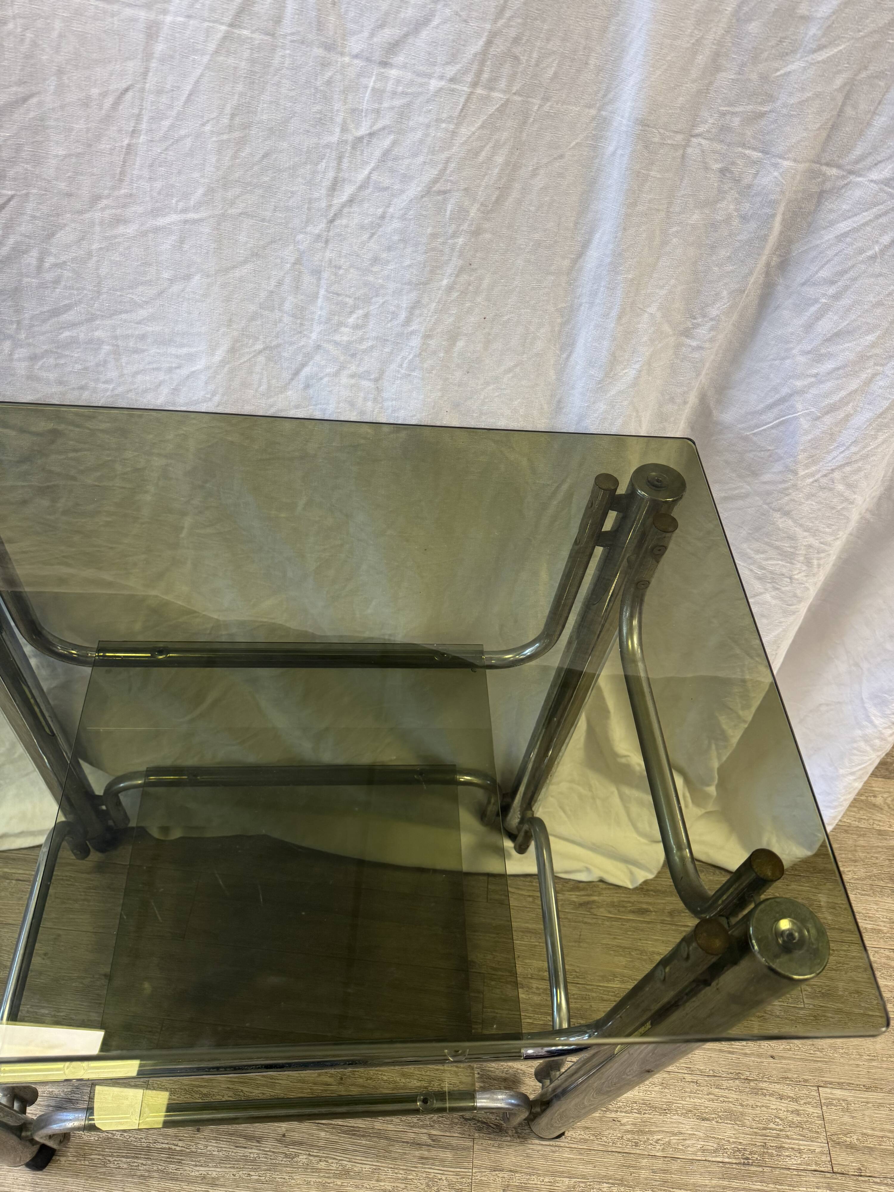 Vintage 70s rolling trolley