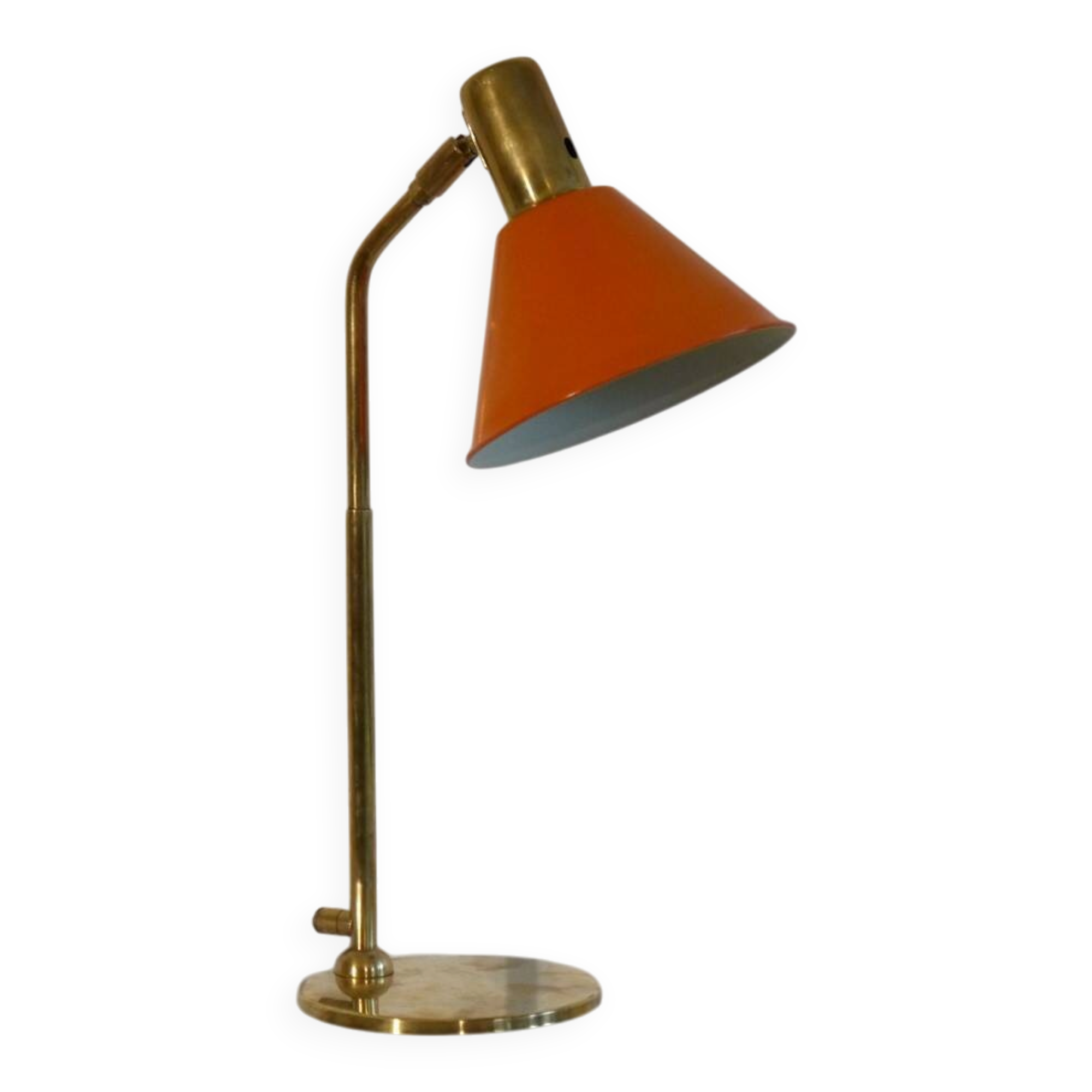 Scandinavian lamp in metal and brass from the 1970s.