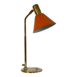 lampe scandinave en metal - laiton 1970