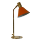 Lampe scandinave en metal et laiton 1970