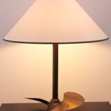 Solid brass helix lamp