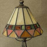 Lampe art déco en fer forgé