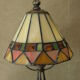 Lampe art déco en fer forgé