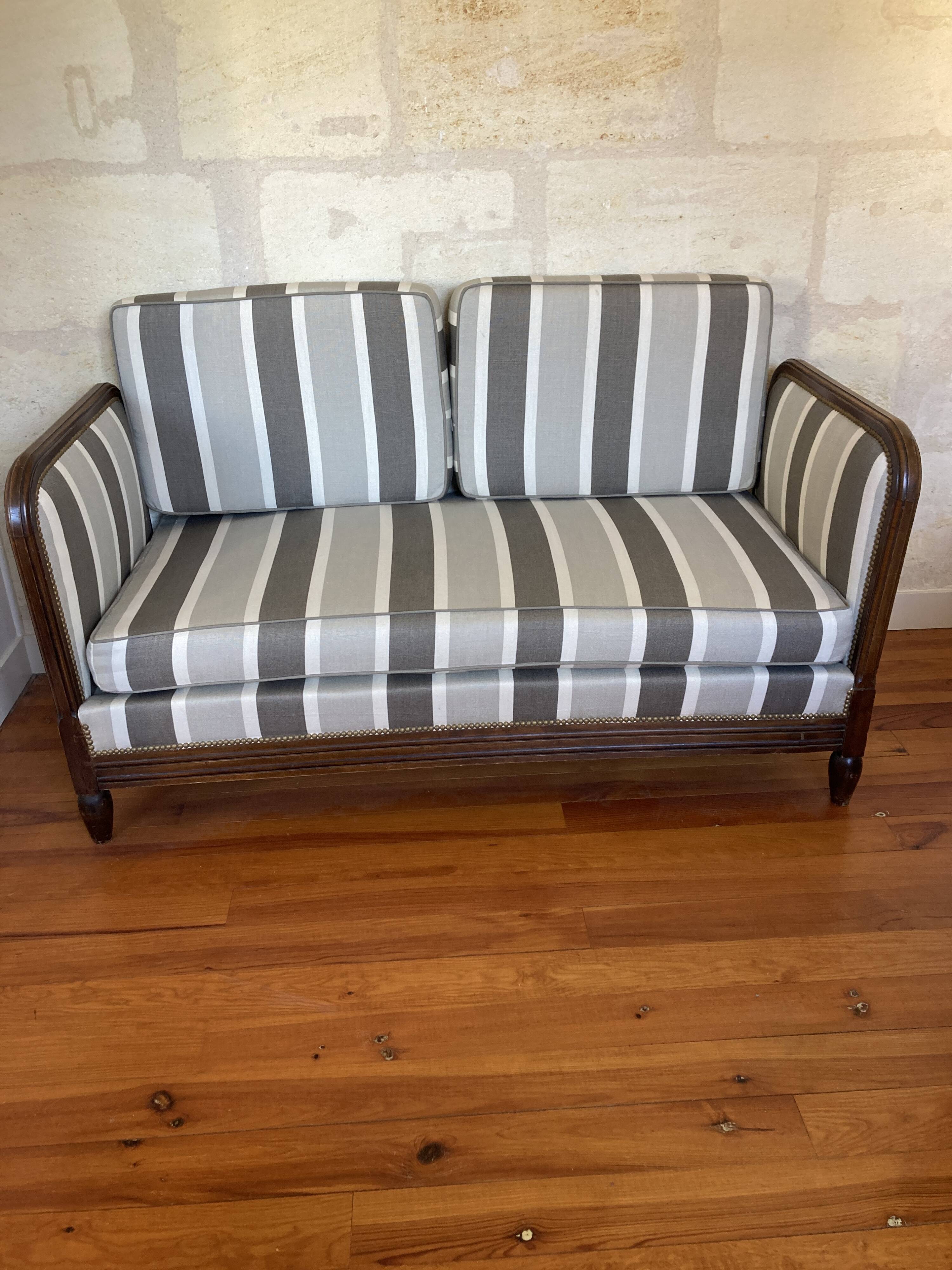 Old convertible sofa bed