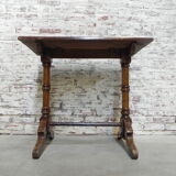 Oak bistro table from the ardennes