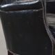 Fauteuil en cuir noir