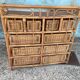 Rattan storage cabinet