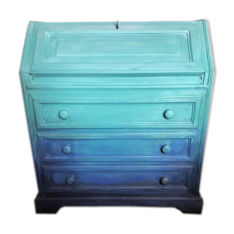 Restyled vintage secretarial cabinet