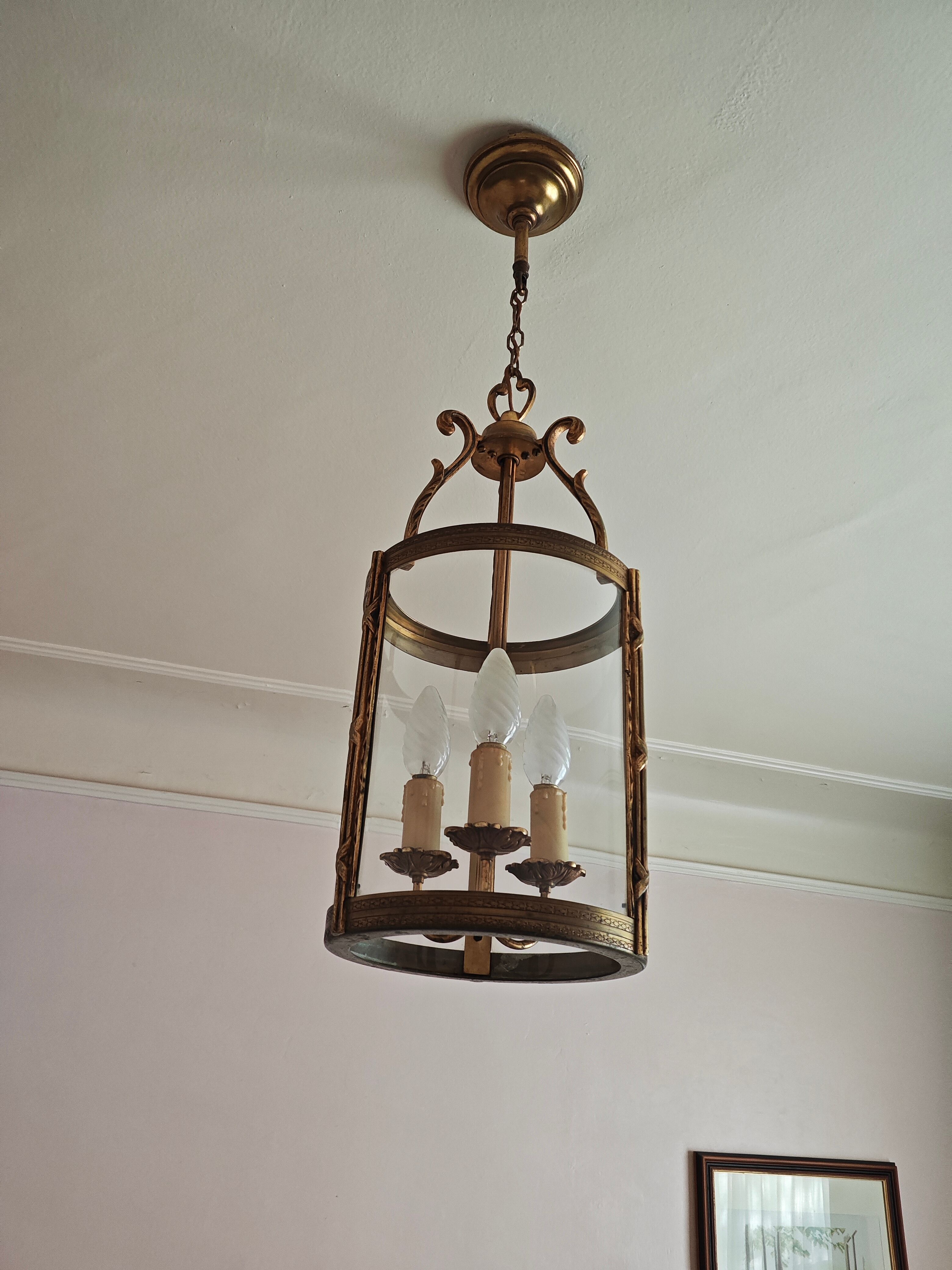 Suspension with 3 lamps