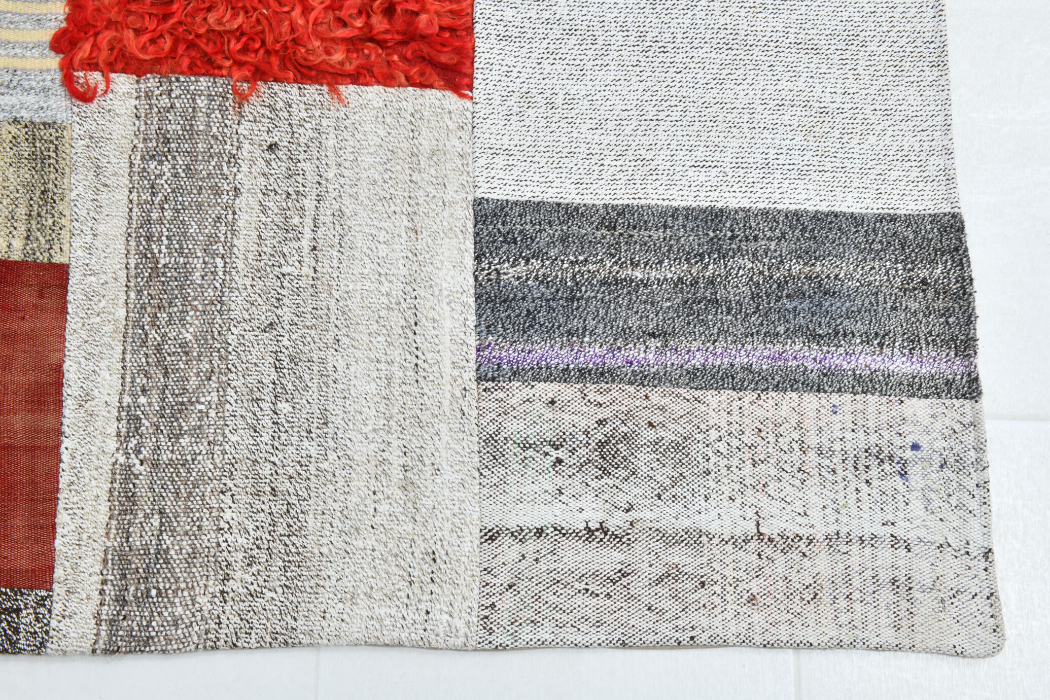 Bohemian vintage kilim rug 212x307cm