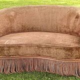 Velvet sofa