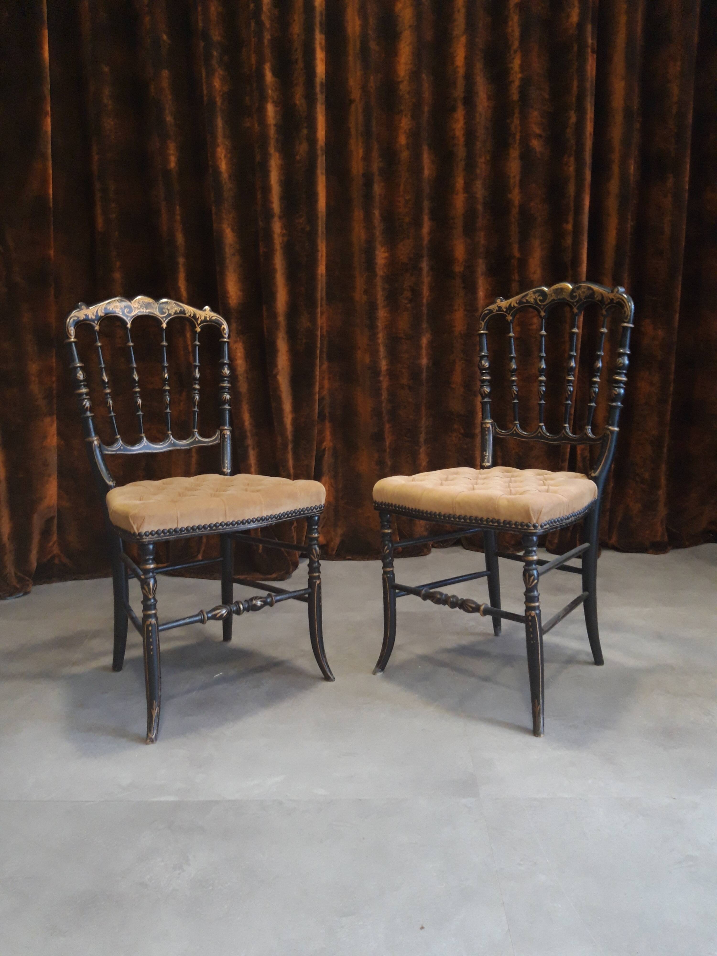 Paire de chaises Charivari