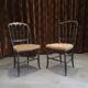 Paire de chaises Charivari