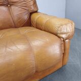 Three-seater sofa from the mid-century produced in Italy in the 1970s.