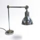Vintage industrial chrome work light by AGI, 1930s