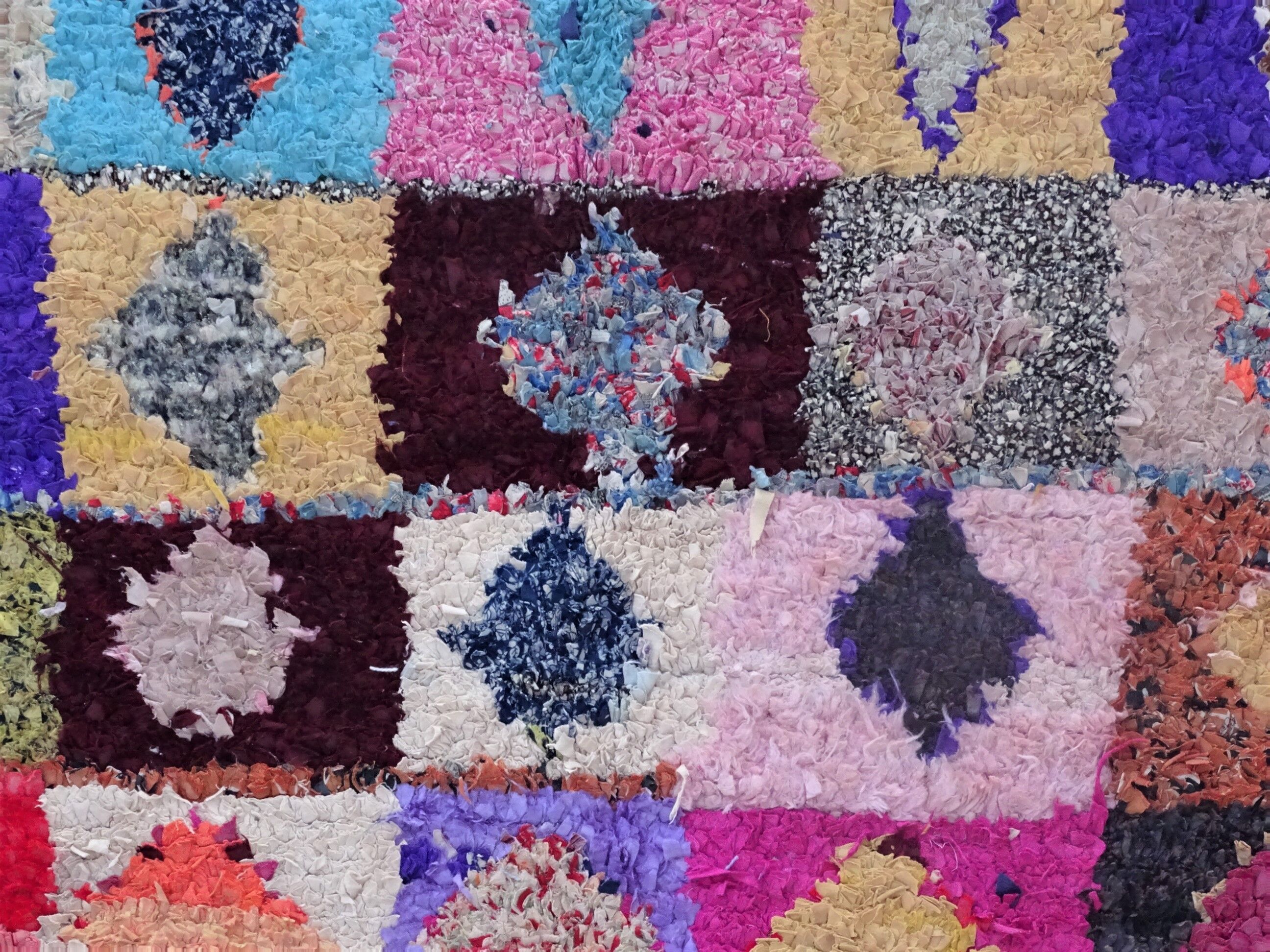 Berber carpet boucharouette 210X140cm
