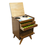 Unique table de chevet jeux 1960 15 jeux complets pieds compas 1960