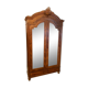 Wardrobe with pediment late nineteenth with Louis XVI style mirrors