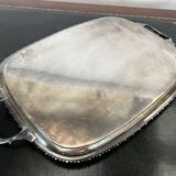 Large silver metal tray Mappin and Webb